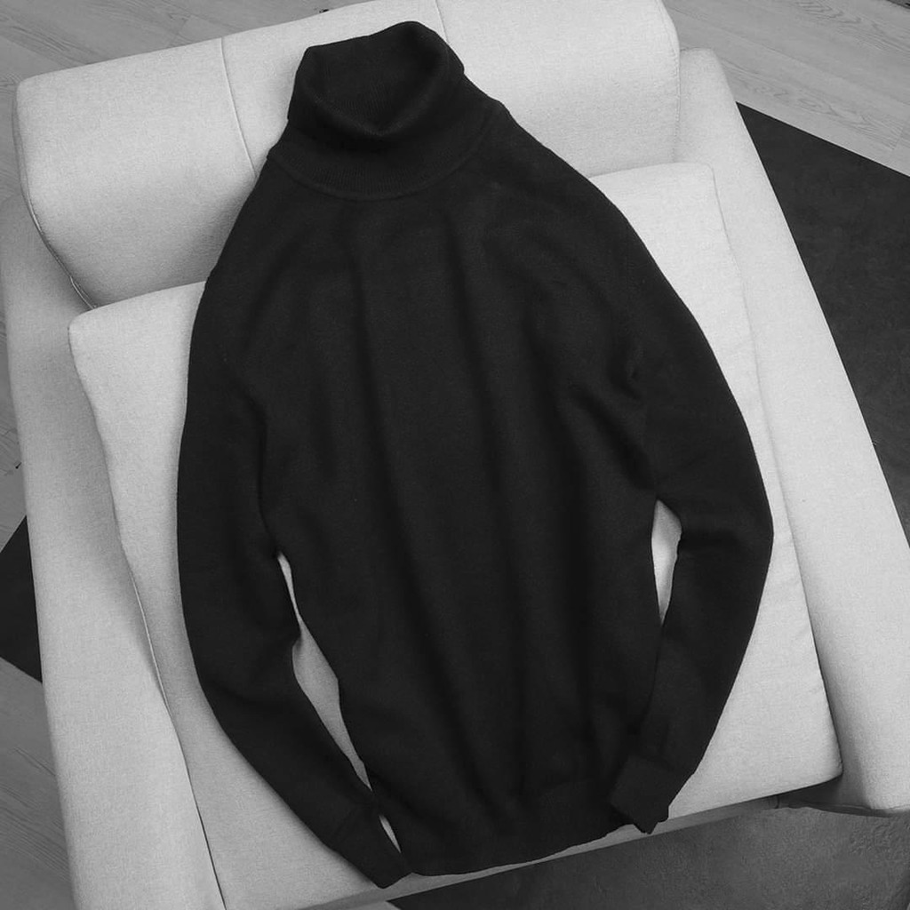 Áo len nam cổ lọ lông cừu hàng quảng châu loại mịn đẹp AL83 | BigBuy360 - bigbuy360.vn