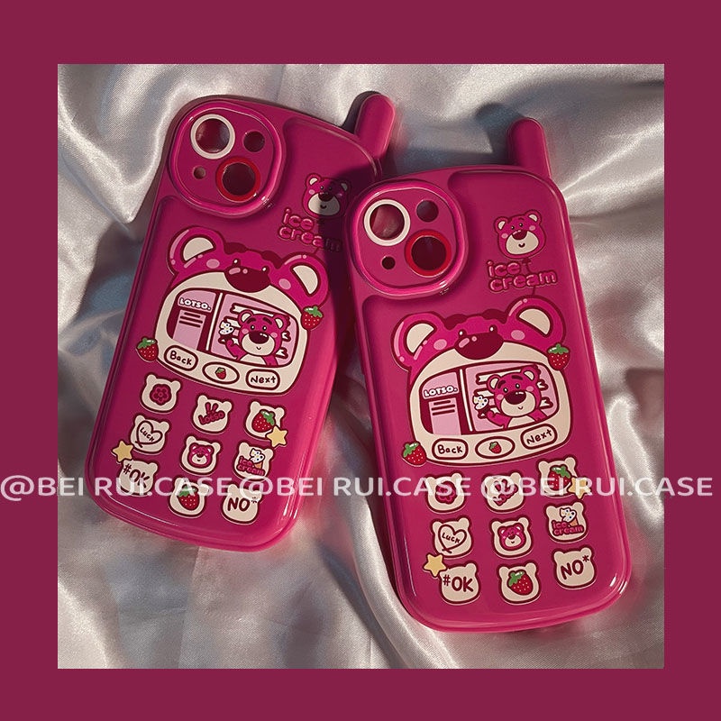 Ốp Điện Thoại Mềm Họa Tiết Gấu Hoạt Hình Cho iPhone13promax apple 11 12/xr/xsmax x