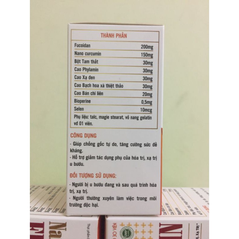 FUCOMIN Học Viện Quân Y gồm Fucoidan, Nano Curcumin, Bột Tam Thất, Cao Xạ Đen Hỗ Trợ Điều Trị Ung Thư hạn tới 2023 | BigBuy360 - bigbuy360.vn