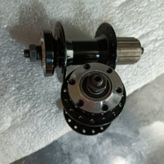 Moay ơ cối nổ/lip vặn - Hub nhôm xe đạp bạc đạn 36 lỗ - 1 bộ
