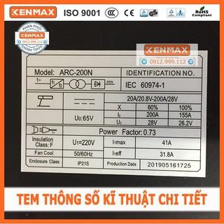 Máy hàn kenmax mini gia đình 200N