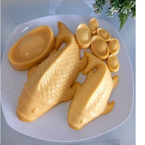 khuôn làm xôi hình cá chép , làm bánh inox, ông công ông táo