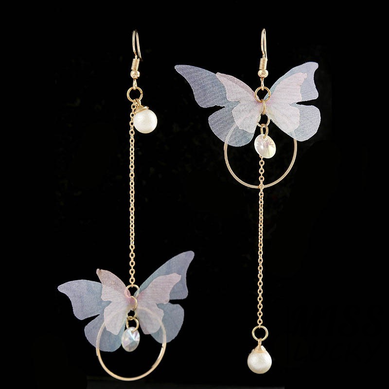 Khuyên tai nữ kiểu dáng không đối xứng thời trang cá tính