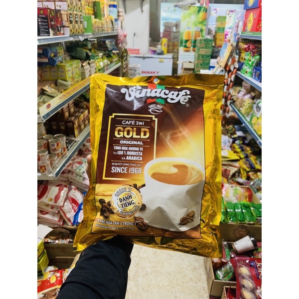 Cà Phê Sữa Hoà Tan Vinacafe' 3 Trong 1 Bịch 24 gói x 20g