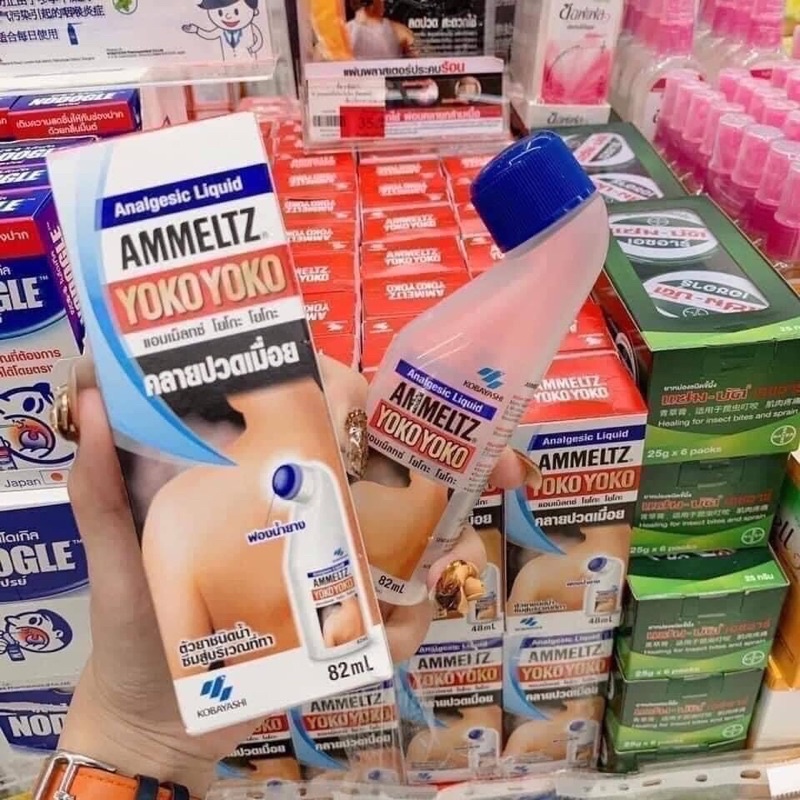 Lăn đau nhức yoko yoko thái lan chai 82ml