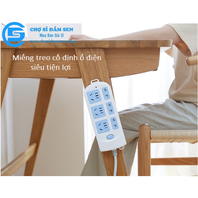 Bộ dụng cụ  vỉ treo cố định ổ cắm điện trượt thẳng siêu tiện dụng an toàn cho bé G77-TreoOCD-Vi