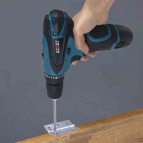 Máy khoan Pin bắt vít cầm tay không dây chính hãng GGG kèm sạc ML 120 | Tặng 2 pin và hộp 24 phụ kiện