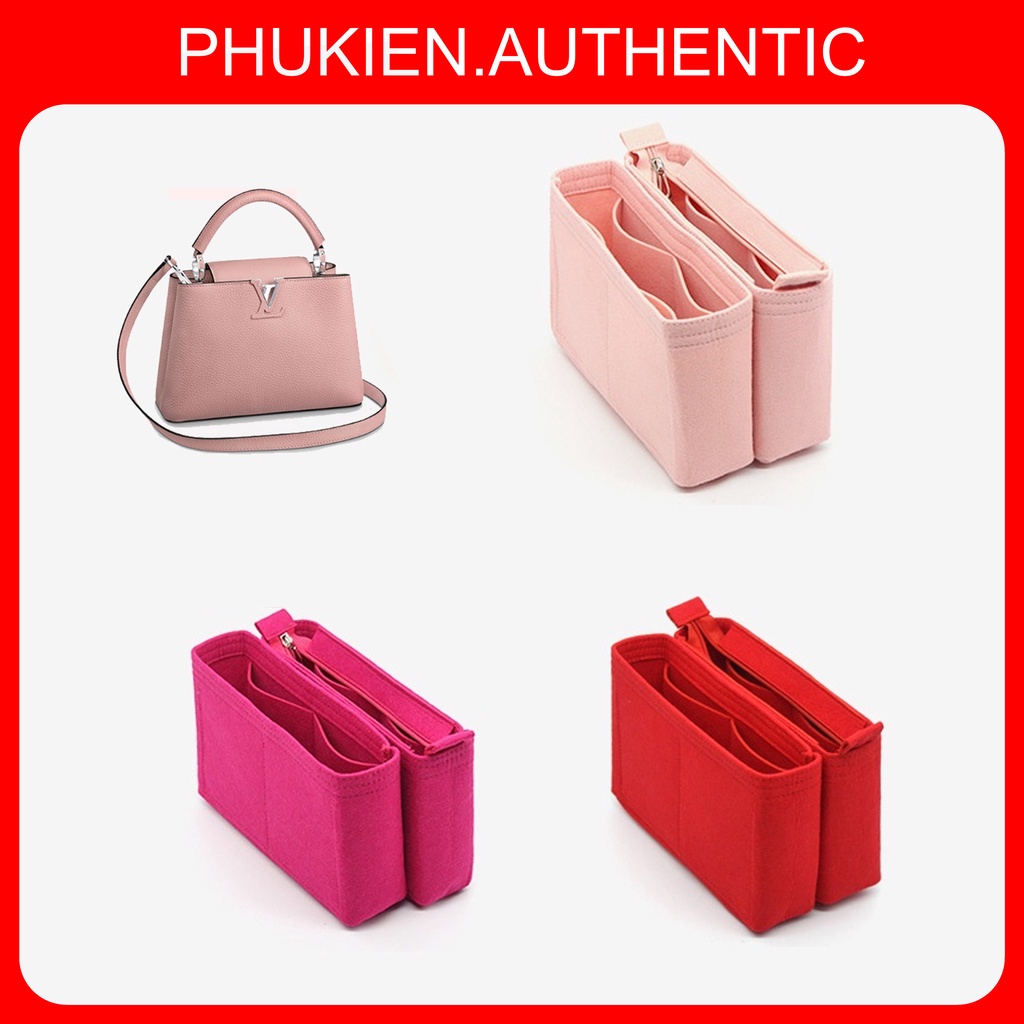 Lót túi LV Capucunes (2 lót) cao cấp full Size [Khách hàng có nhu cầu may các loại lót vui lòng liên hệ shop]