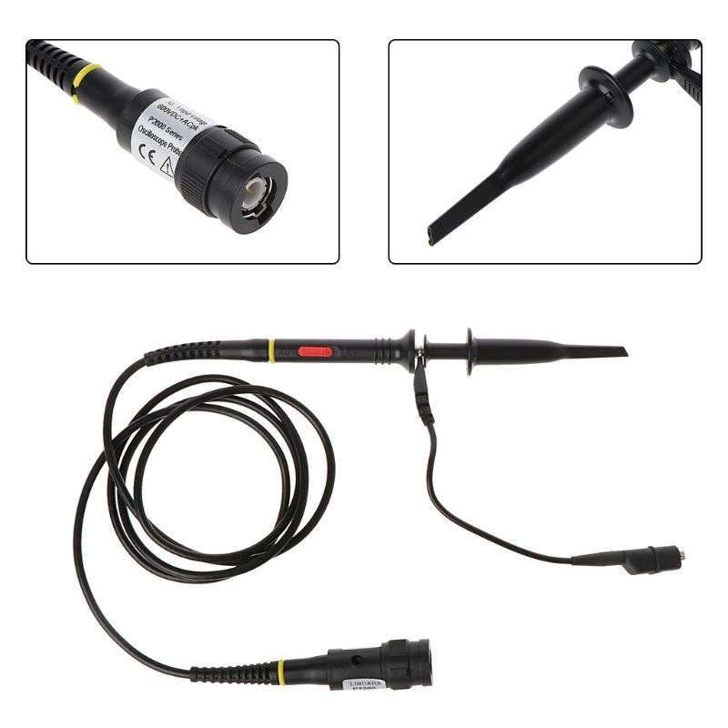 Thiết bị đầu dò dao động 1X 10X P2200 200MHz độ chính xác cao