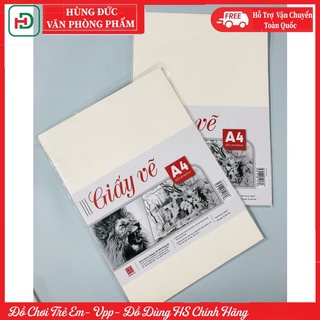 Giấy vẽ hồng hà a4 4943 - 20 tờ - tô màu sắc - vẽ tương lai