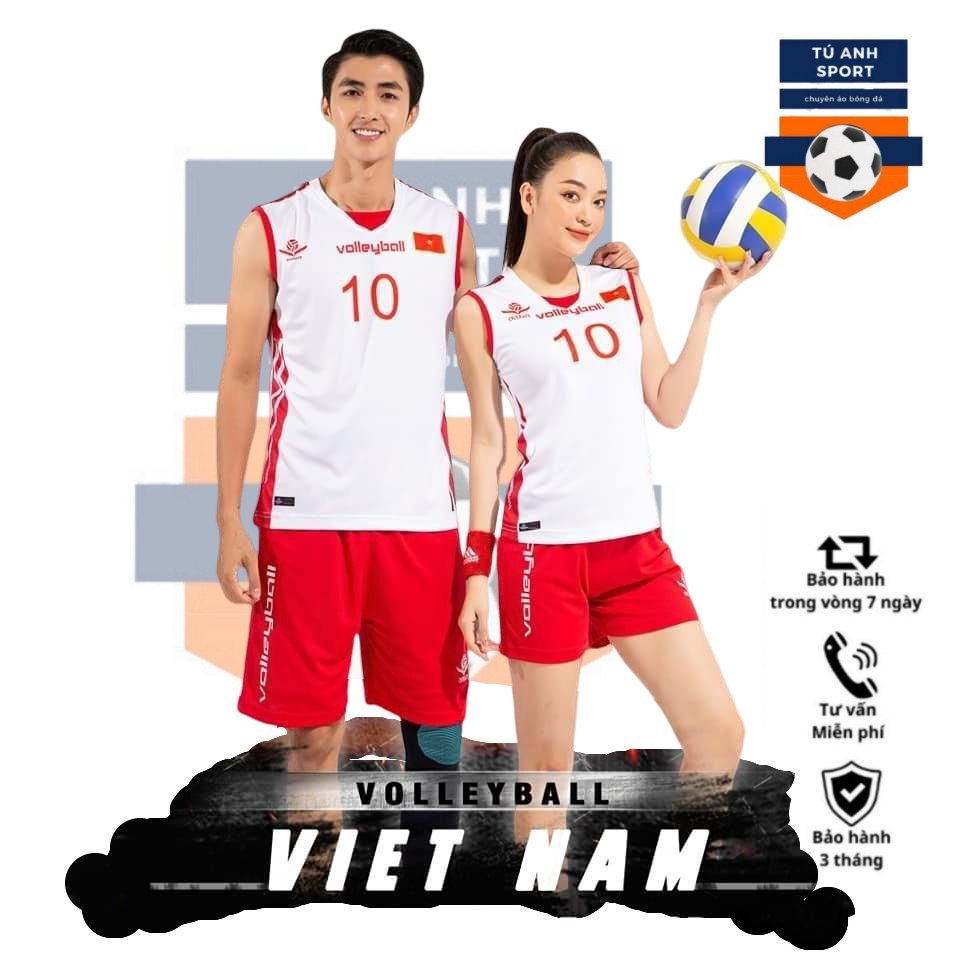 ( Hỗ Trợ In) Bộ Quần Áo Bóng Chuyền Chính Hãng OVERATE