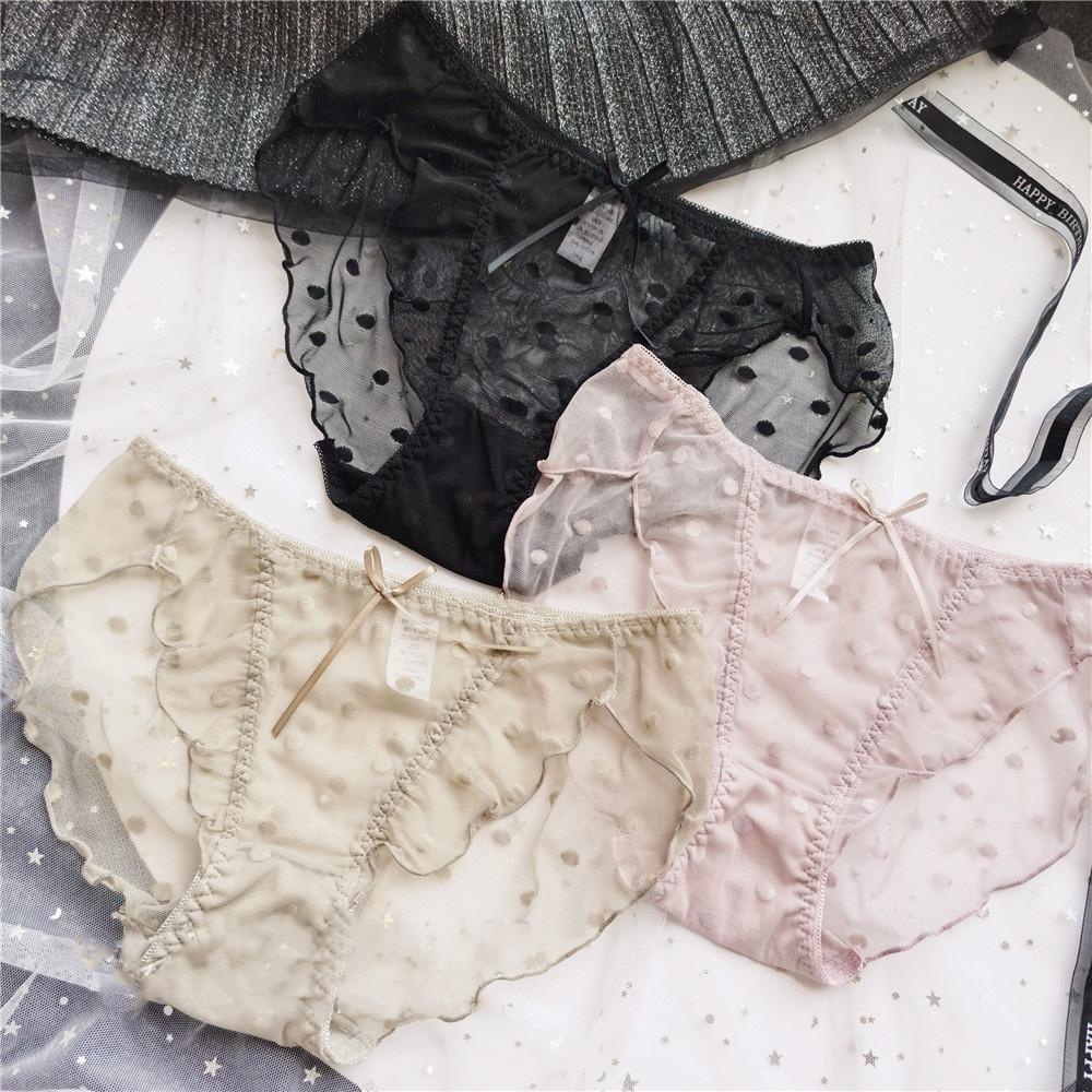 OCEANMAP Quần Lót Nữ Họa Tiết Chấm Bi Thời Trang