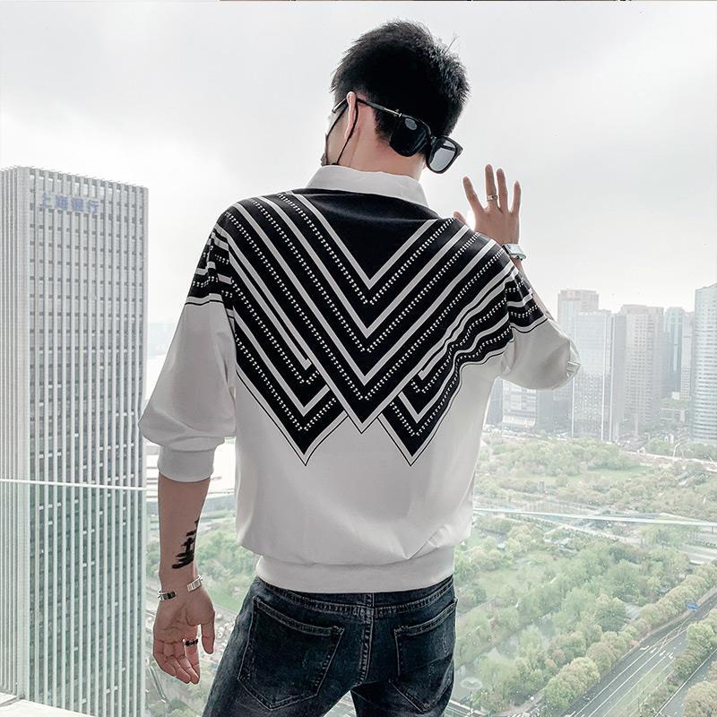 Áo Thun Ngắn Tay Dáng Rộng In Họa Tiết Thời Trang Mùa Hè Hàn Quốc