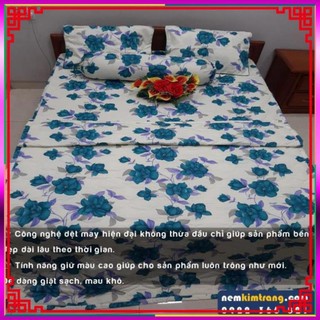 ( Tieuthanhquynh ) ( CC2016 ) BỘ DRAP THẮNG LỢI COTTON - CÓ CHĂN, NHIỀU MÀU
