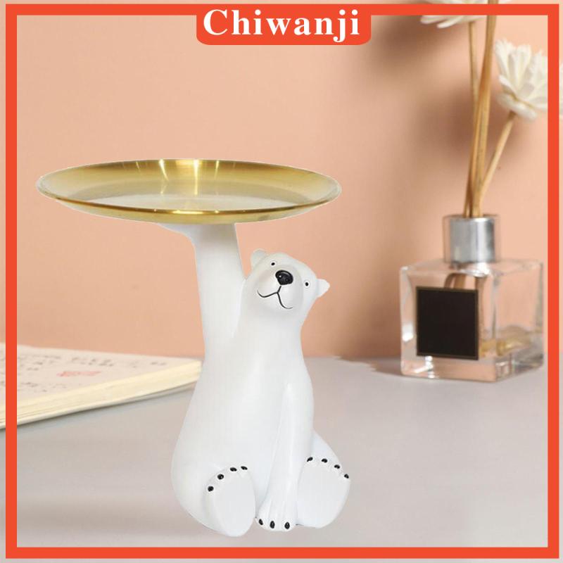Khay Đựng Trang Sức Hình Gấu Hiện Đại Cho Bàn Làm Việc