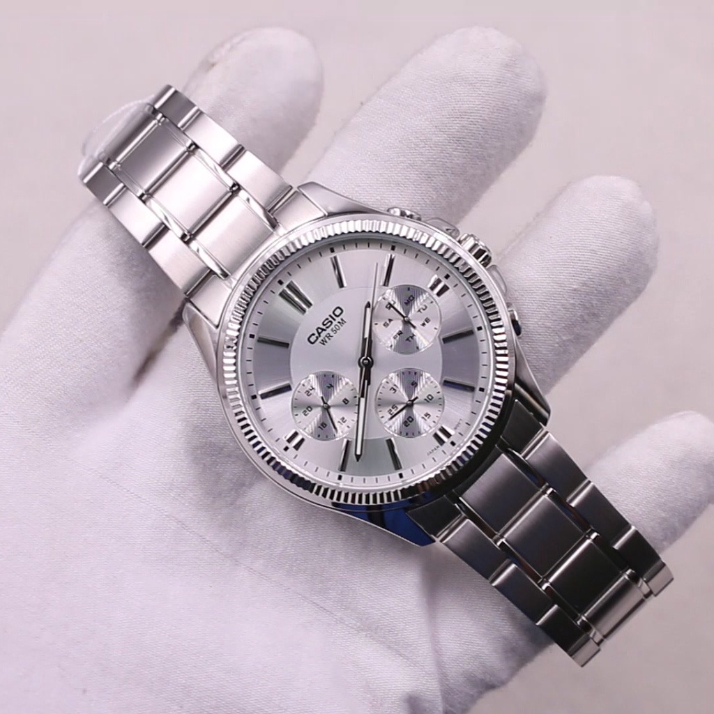 Đồng Hồ Nam Dây Kim Loại Chính Hãng Casio MTP-1375D-7AVDF