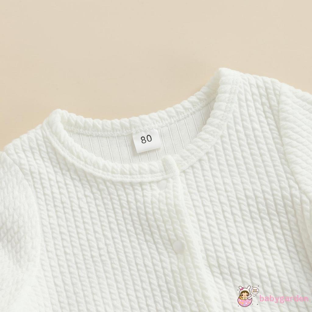 Bộ áo liền quần tay dài phối lưới họa tiết chấm bi dễ thương cho bé gái