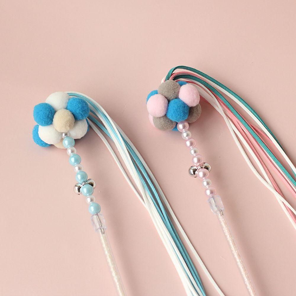 JARRED Gậy Gắn Quả Bông Và Chuông Đồ Chơi Tập Luyện Tương Tác Cho Mèo