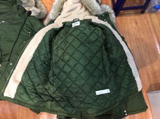 Áo khoác parka size s