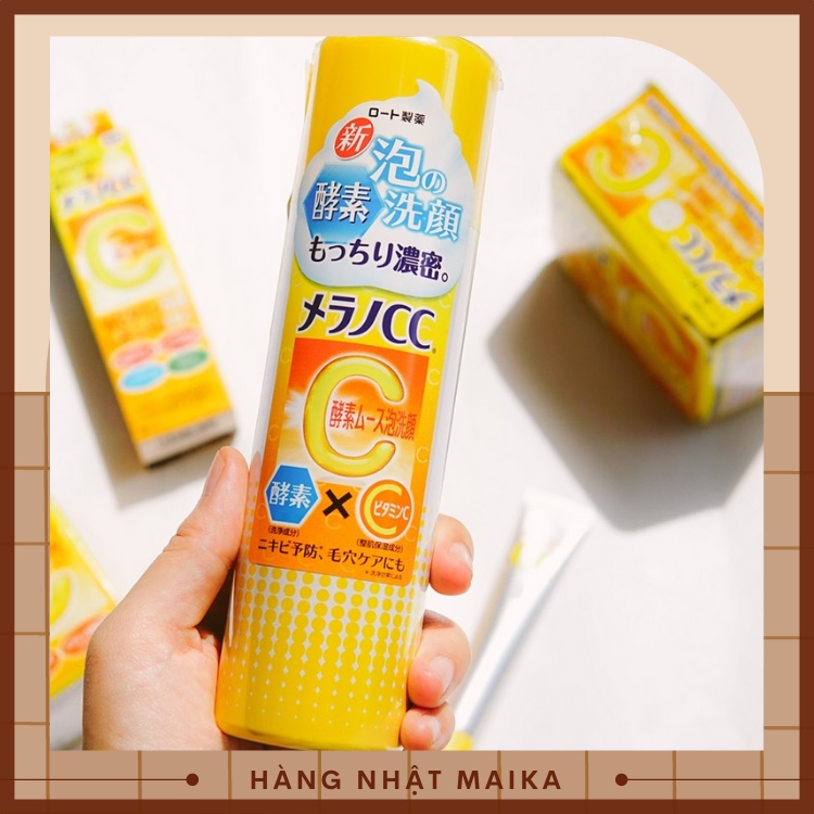 Sữa Rửa Mặt CC Melano Vitamin C Tạo Bọt 150gr | Hàng Nội Địa Nhật