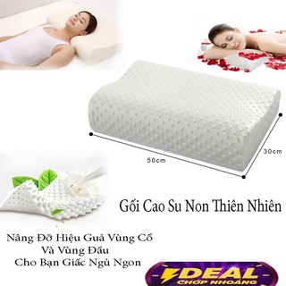 GỐI CAO SU NON NGƯỜI LỚN, GỐI CHỐNG NGÁY NGỦ ĐAU VAI GÁY Mềm mại, Êm ái  chăm sóc giấc ngủ của bạn - Loại đẹp