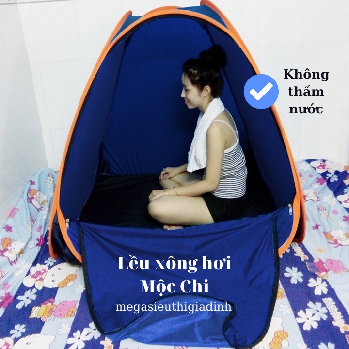 Lều xông hơi sau sinh tự bung - Lều xông hơi chui đầu tại nhà bảo hành 18 tháng