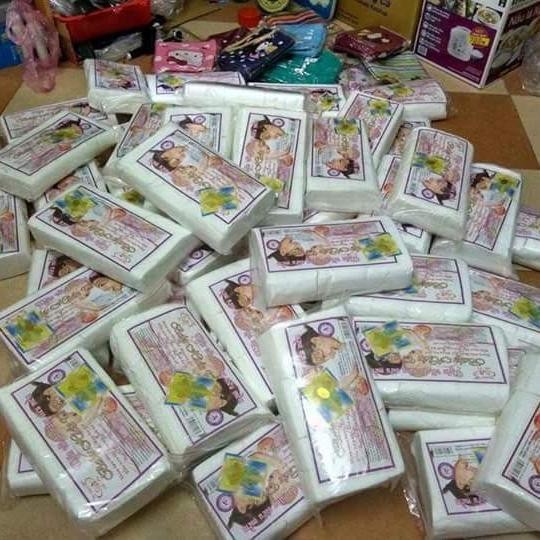 Bộ khăn giấy khô vải đa năng BABY HIỀN TRANG 15 gói