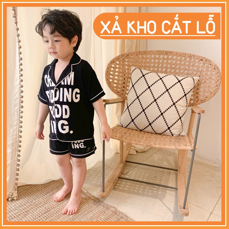 Đồ bộ pijama bé trai Kangmin kids, đồ bộ mặc nhà cho bé trai QATEK08, quần áo cho bé trai bé gái từ 7-27kg