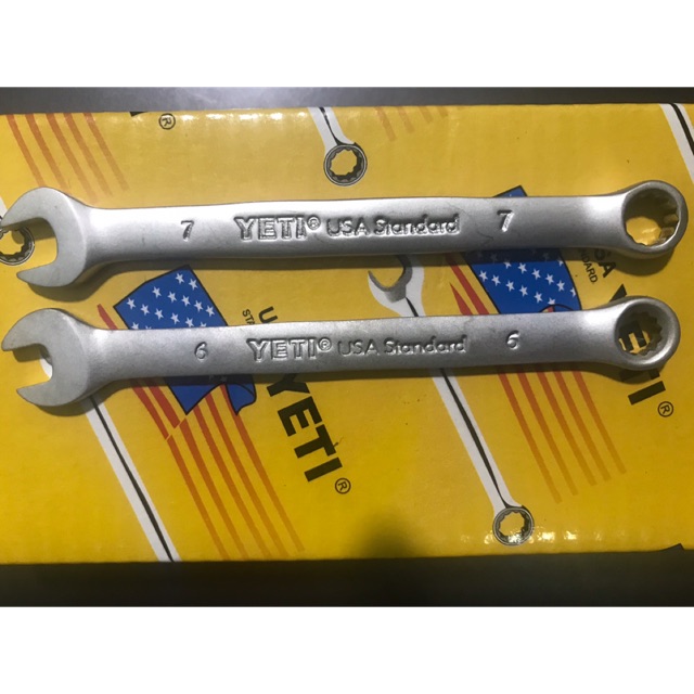 Combo 2 cờ lê yeti 6mm và 7mm