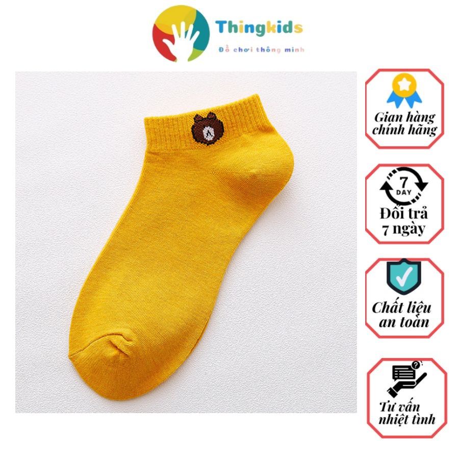 Set 10 đôi tất hình gấu siêu kute - Thingkids
