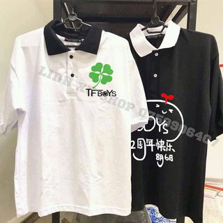 Aó polo TFBOYS + thiết kế và in theo yêu cầu