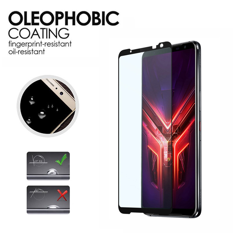 Kính cường lực bảo vệ màn hình điện thoại Asus Rog Phone 3 2 6 6D 5 Pro 7 Ultimate