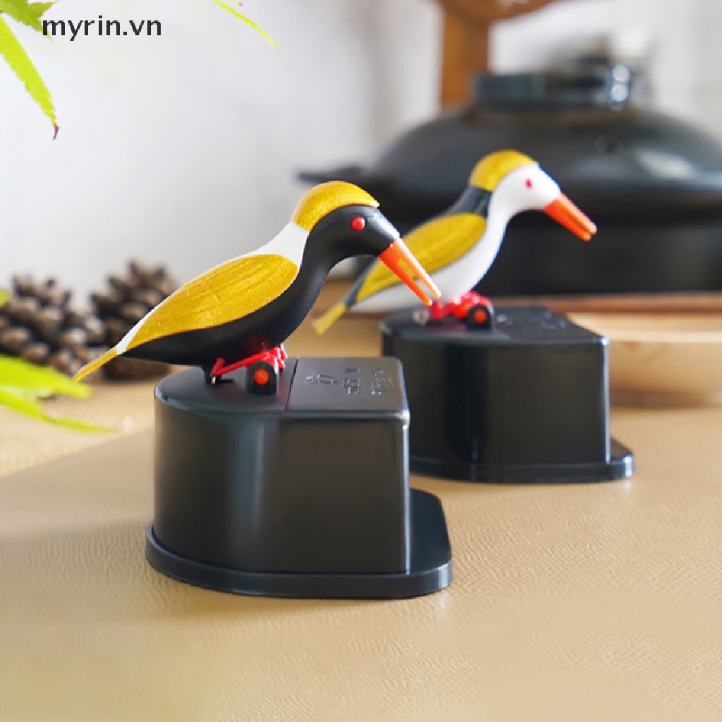 Hộp Đựng Tăm Xỉa Răng Tự Động Hình Chim Ruồi Xinh Xắn