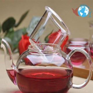 Bộ ấm chén pha trà thủy tinh cao cấp