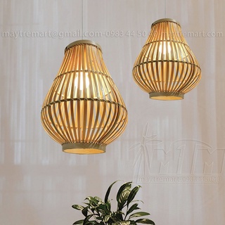 Đèn tre chum MTDT02 - Đèn mây tre, Đèn trang trí, Đèn treo thả