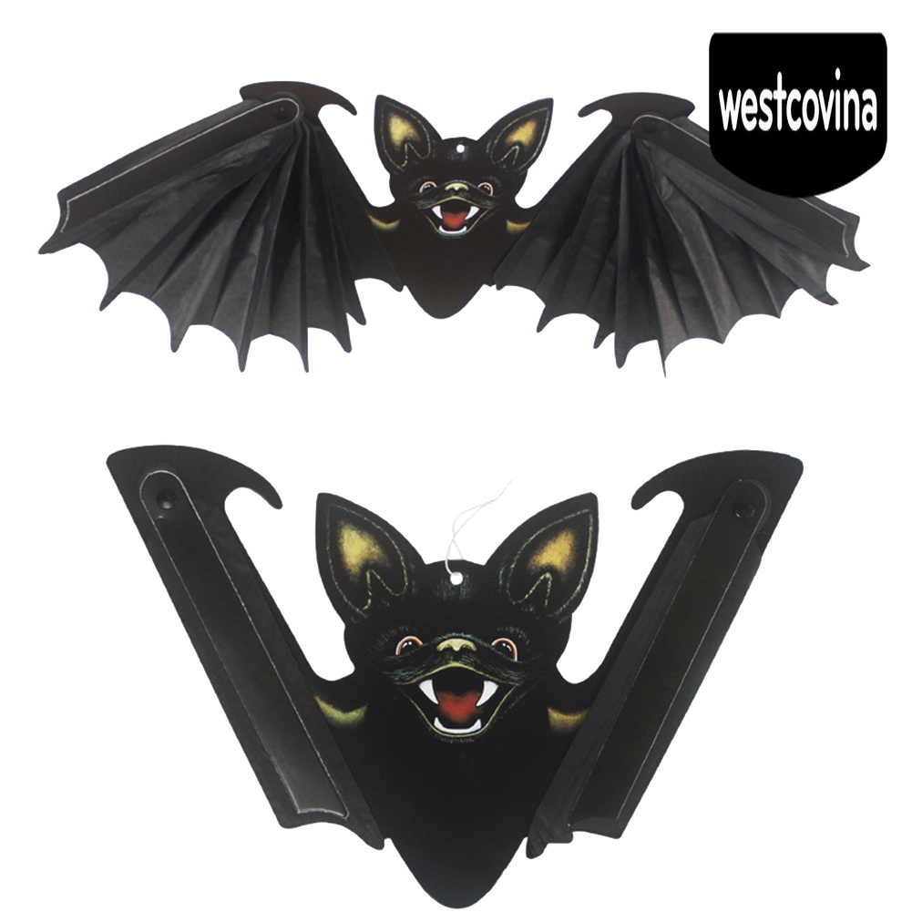 [Hot]☀ Phụ Kiện Trang Trí Halloween Hình Dơi Có Thể Gấp Gọn Tiện Lợi