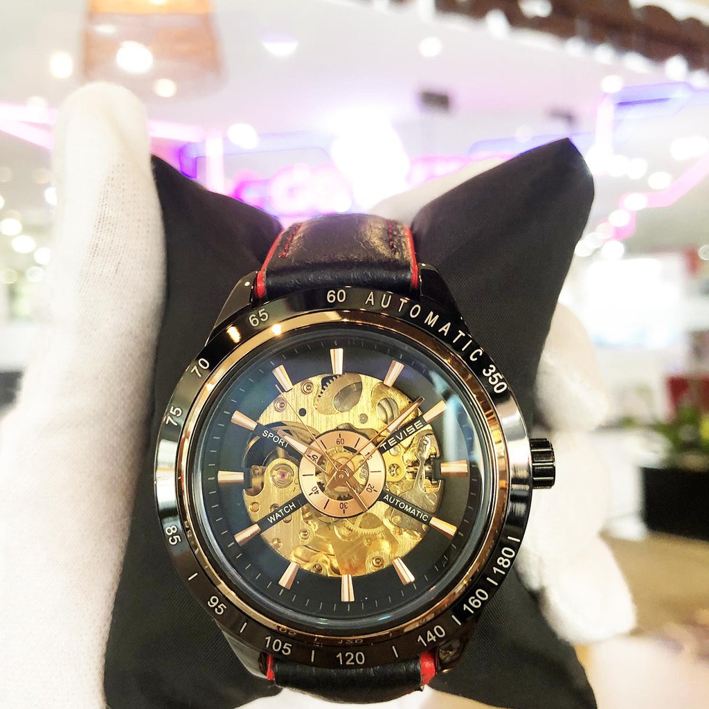 Đồng hồ , đồng hồ nam Tevise N868 Automatic, full box và thẻ bảo hành 3 năm, chống xước chống nước, dây da cao cấp | BigBuy360 - bigbuy360.vn