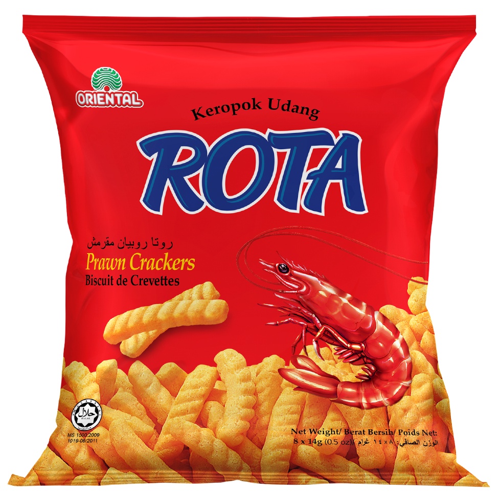 Snack Oriental Greeen Pack/Tôm Rota/Cheese Balls/Super Ring 112G