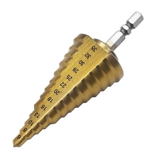 Mũi khoan tháp, bước HSS 4241 6-35mm khoan sắt nhôm tôn đa năng