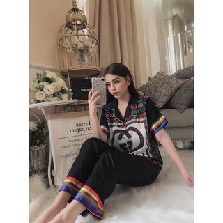 [XẢ LỖ] BỘ LỤA GẤM MẶC NHÀ CỰC HOT CỰC SANG CHẢNH - 100% LỤA