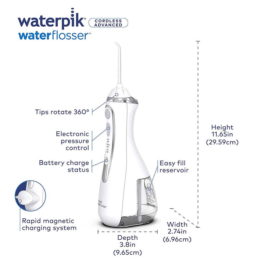 [CHÍNH HÃNG] MÁY TĂM NƯỚC CẦM TAY WATERPIK WP560