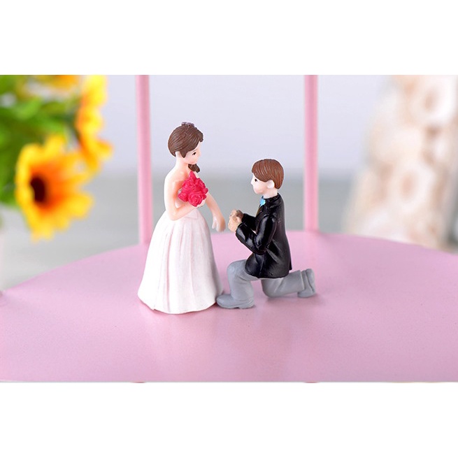 Phụ kiện trang trí - Cầu hôn ( trang trí chụp hình, bàn làm việc, quà lưu nệm ...)