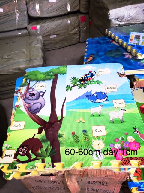 Xốp ghép hoạt hình cho bé kích thước 60-60cm dày 1cm