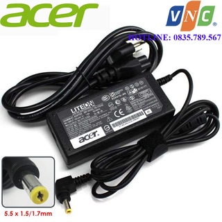 💥Sạc Laptop Acer 19V – 3.42A – 65W chân To 5.5x1.7mm - đường kính đầu sạc 5.5mm Cao Cấp Zin Linh Kiện Mới