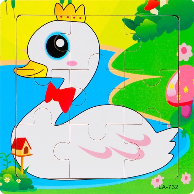 Combo 3 Tranh Ghép Gỗ Animal Giúp Bé Rèn Luyện Khả Năng Logic