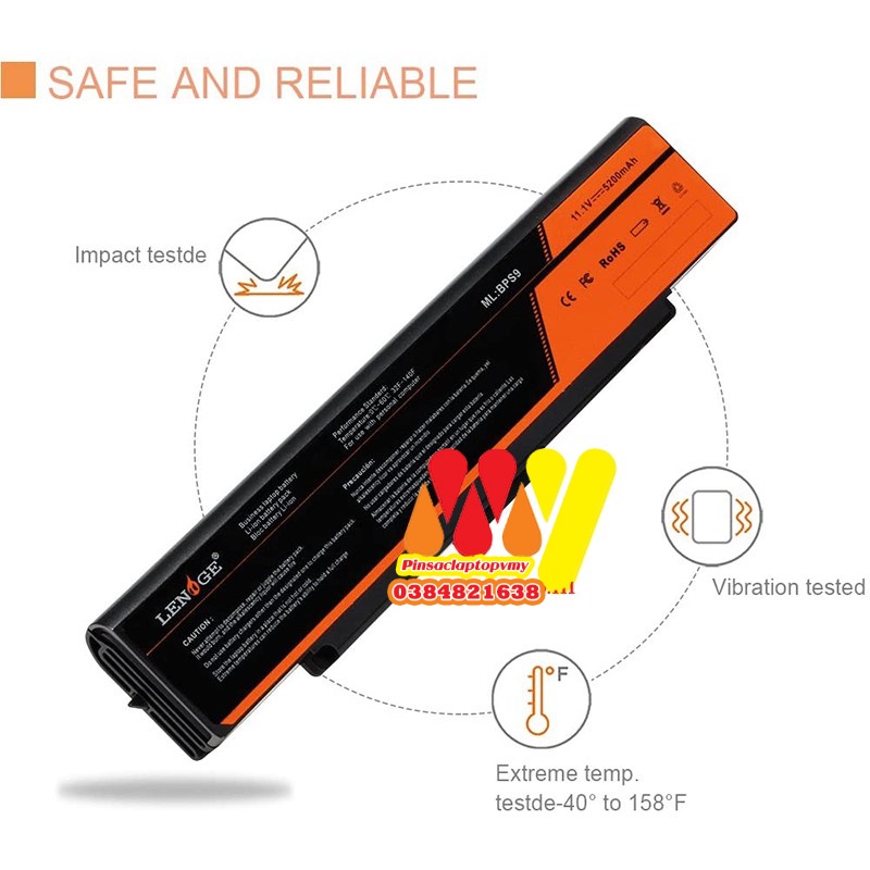 Pin laptop Sony Vaio VGN-CR13 VGN-CR131 VGN-CR140 VGN-CR15 VGN-CR150 VGN-CR190 VGN-CR203 NEW 100%