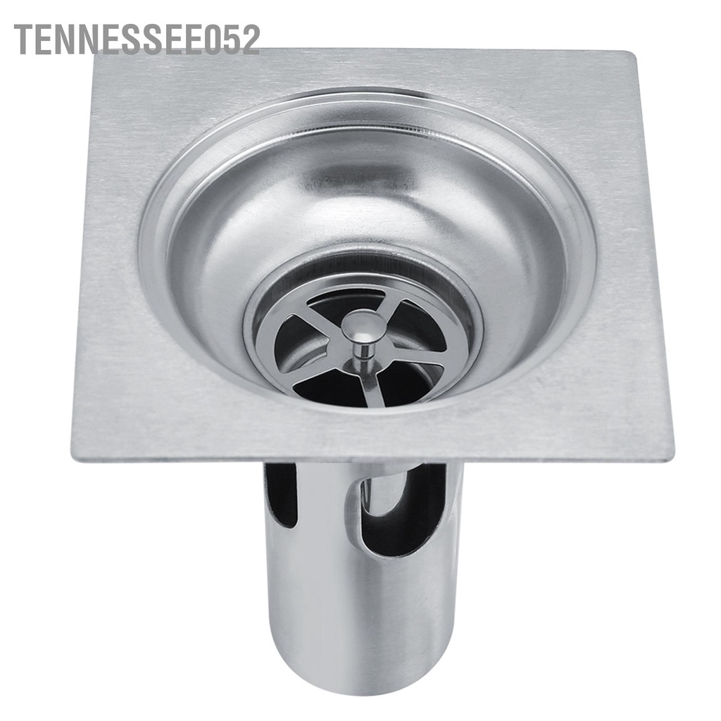 Tennessee052 Thép không gỉ dày Nhà tắm Phòng bếp Chống mùi hôi Sàn thoát nước Thùng thải