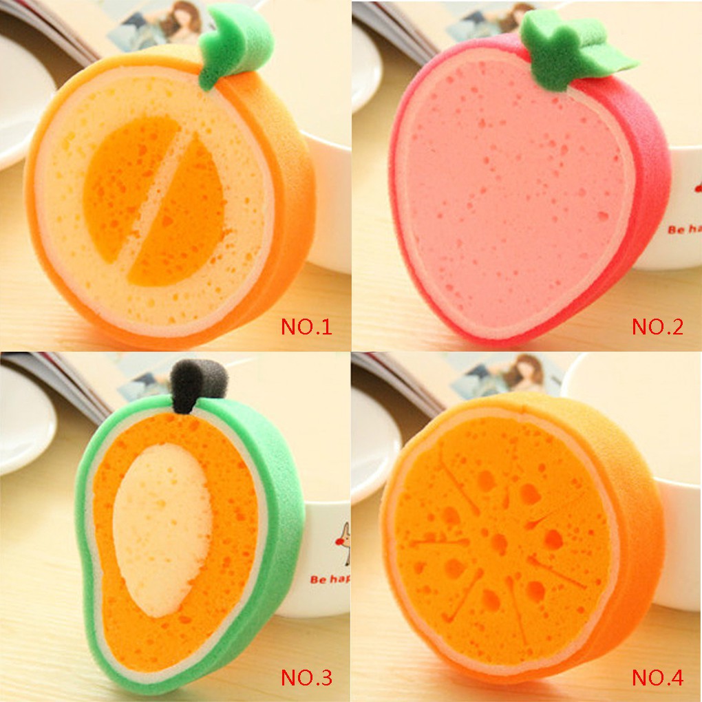 Mút xốp rửa chén hình trái cây