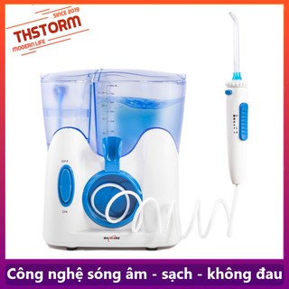 Máy tăm nước gia đình Maxcare Max456 Plus vệ sinh răng miệng và xoang mũi bằng sóng siêu âm