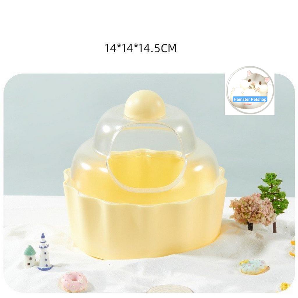 Nhà tắm/ Nhà ngủ hình bánh cho Hamster